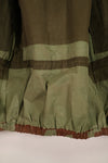 Real 1950s West German Airborne Jacket, splinter pattern, zipper malfunction, used.