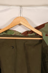 Real 1950s West German Airborne Jacket, splinter pattern, zipper malfunction, used.