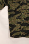 1960s Short Sleeve Custom Silver Tiger Tiger Stripe Shirt US-M Good Condition Used
