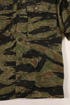 1960s Short Sleeve Custom Silver Tiger Tiger Stripe Shirt US-M Good Condition Used
