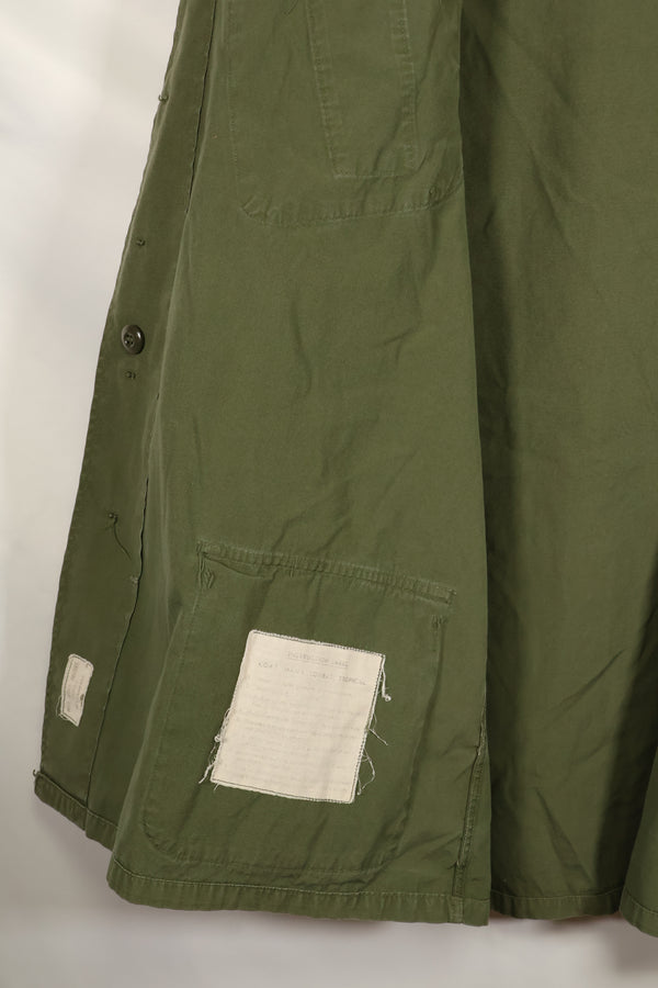 1964 Contract X-L-R 1st Model Jungle Fatigue Jacket Used Film Company Release