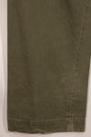 Real 1940s WWII US made British Army HBT jungle trousers, used.