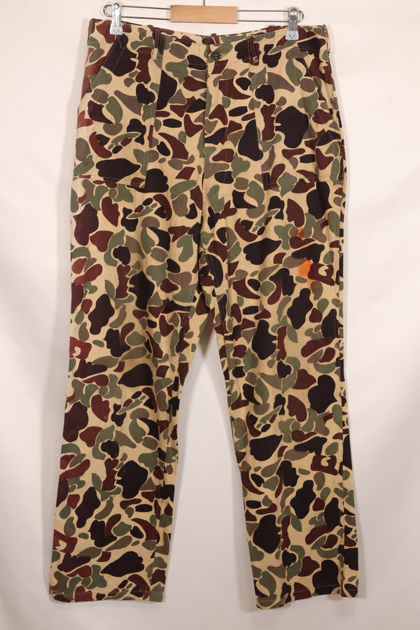 Early to mid 1960s CIDG Beogum camo, utility cut, large size, faded, used.