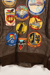 1977 Contract US Navy G-1 Flight Jacket with patches, size 40, good condition.