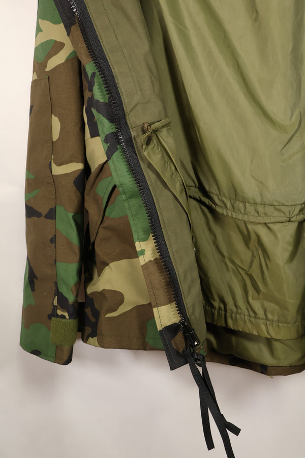 1996年契約 U.S. ARMY ECWCS Gen1 ウッドランドカモ ゴアテックスパーカー LARGE-REGULAR 中古品