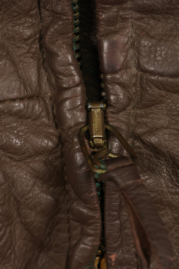 1977 Contract US Navy G-1 Flight Jacket with patches, size 40, good condition.