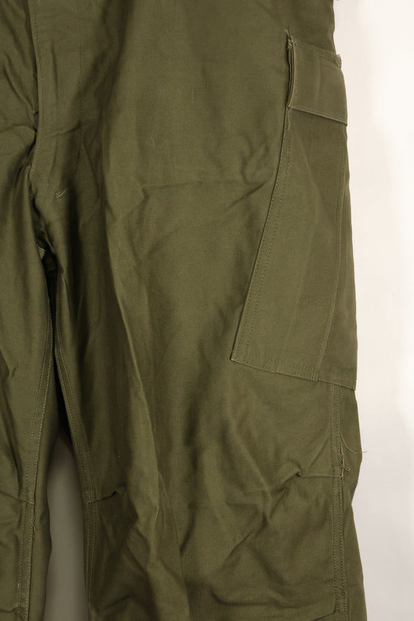 1951 Contract L-R M51 Cotton Field Pants with suspenders, used.