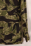 1960s lightweight fabric Okinawa Tiger jungle fatigues cut jacket, used.