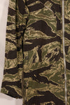 1960s 42R Okinawa Tiger Pattern Tiger Stripe Flight Suit, used, zipper damaged.