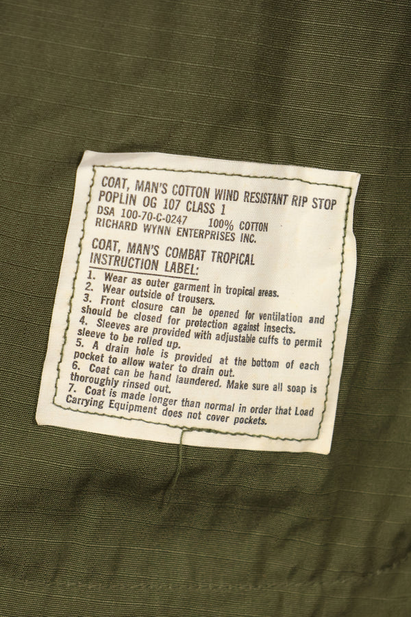 Actual 1970 X-L-R Deadstock 4th Model Jungle Fatigue Jacket B