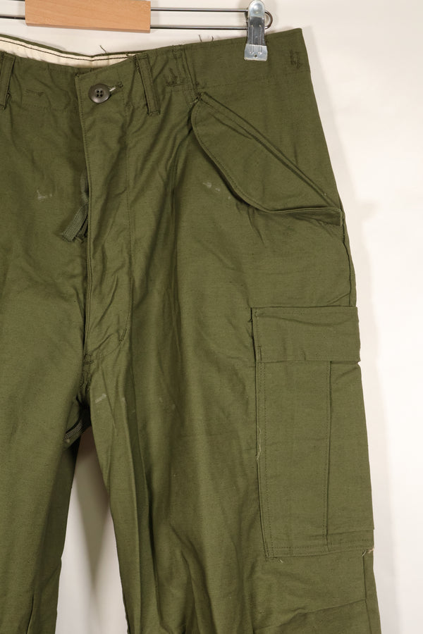 1974年契約　M-R　アメリカ軍　M65 フィールドパンツ　状態良い