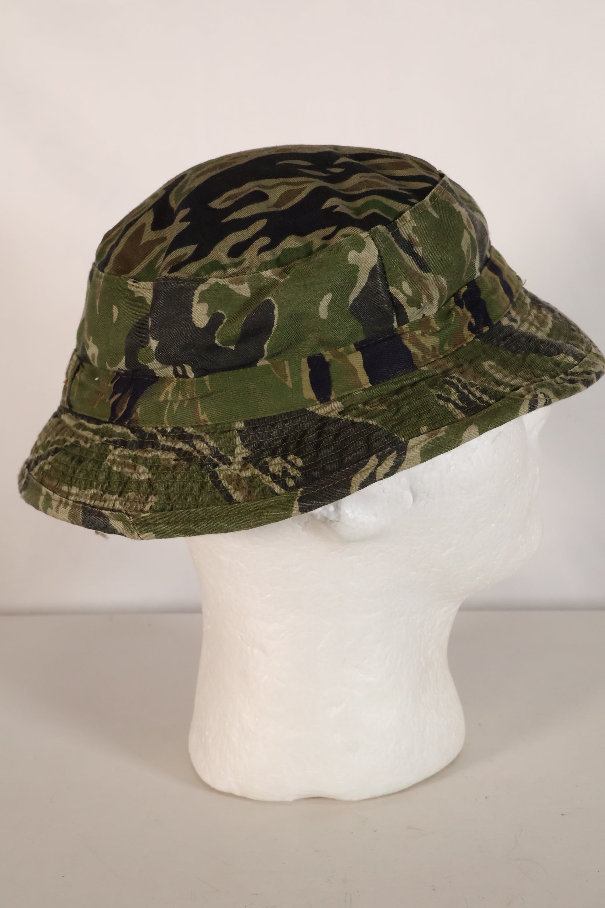 Late 1960's Late War Pattern CIDG Pattern Locally Made Booney Hat Used
