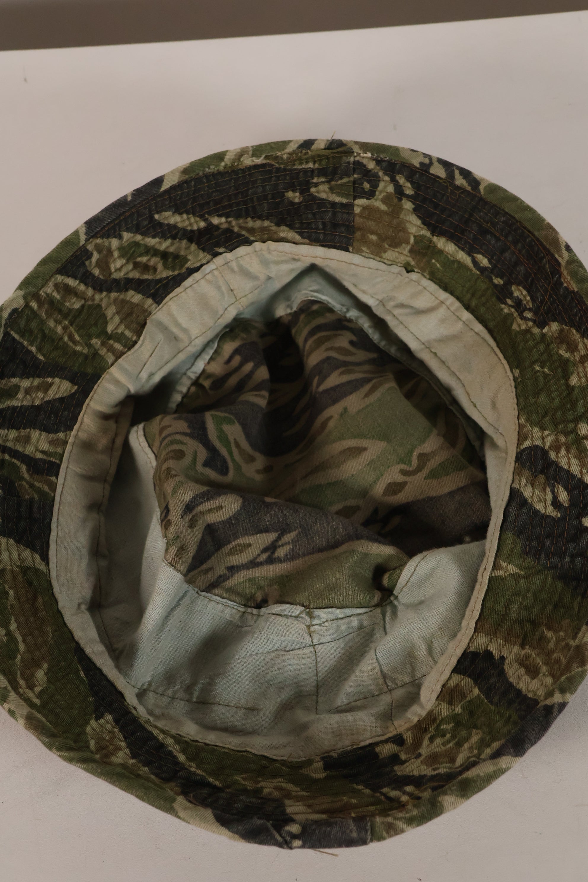 Late 1960's Late War Pattern CIDG Pattern Locally Made Booney Hat Used