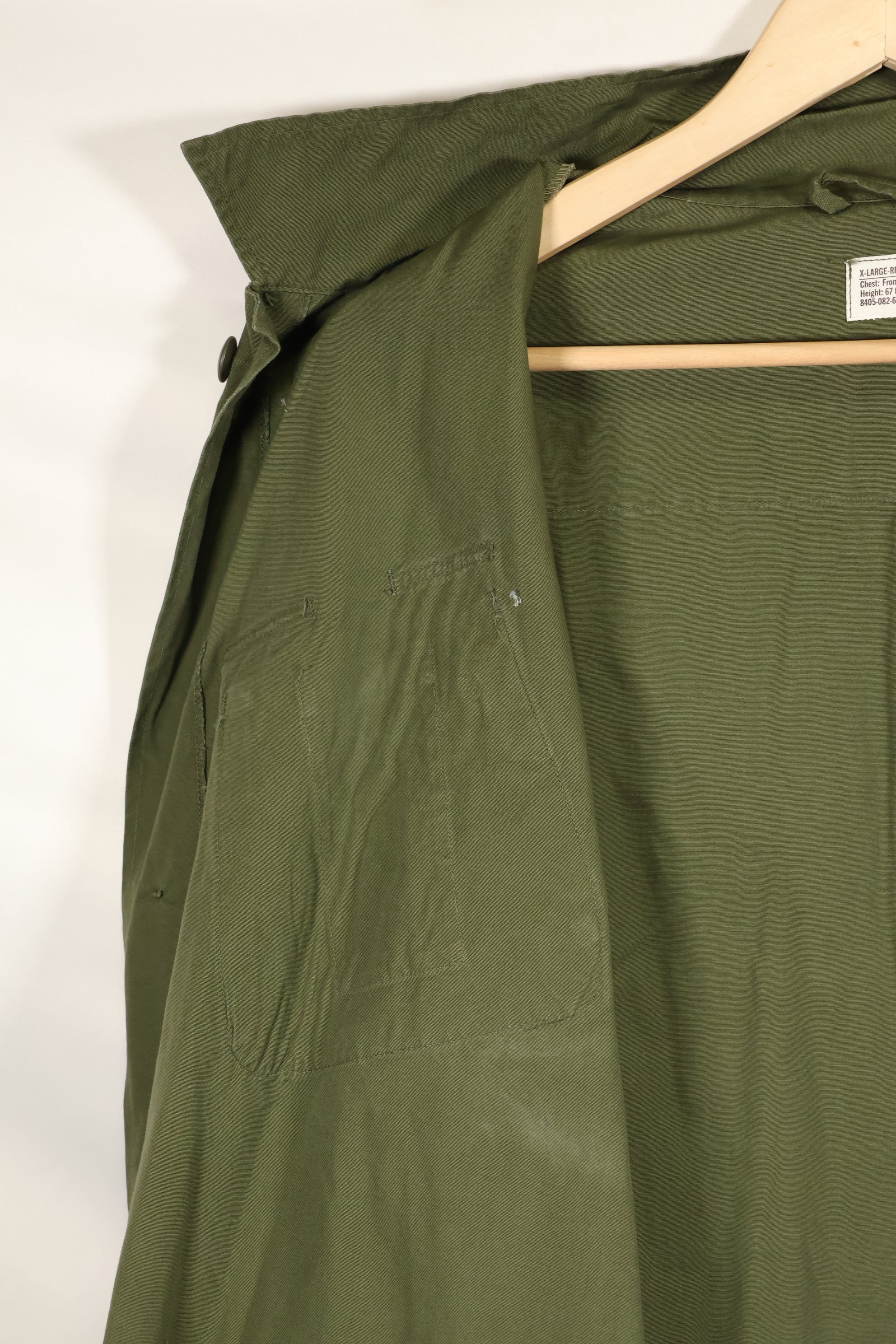 Real 1966-67 X-L-R 3rd Model Jungle Fatigue Jacket in good condition.