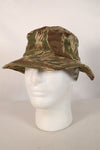 1960s CISO Cut Modified Okinawa Tiger Pattern Tiger Stripe Booney Hat Used