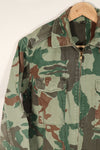 Real Japan Ground Self-Defense Force 1980's Kumazasa Camouflage Jacket, Used, Scratches