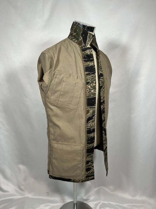 [Delivery in early March 2024]  MILITARIA 1911 Silver Tiger Stripe 1st Model Jungle Fatigue Jacket MADE IN JAPAN