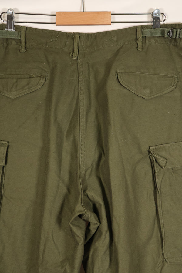 1967 Contract, M-R, Early Production, U.S. Military, M65 Field Pants, Cargo Pants, Hem Altered, Used