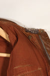 1940s size 40 US Army Air Corps USAAF A-2 flight jacket with squadron patch, used.