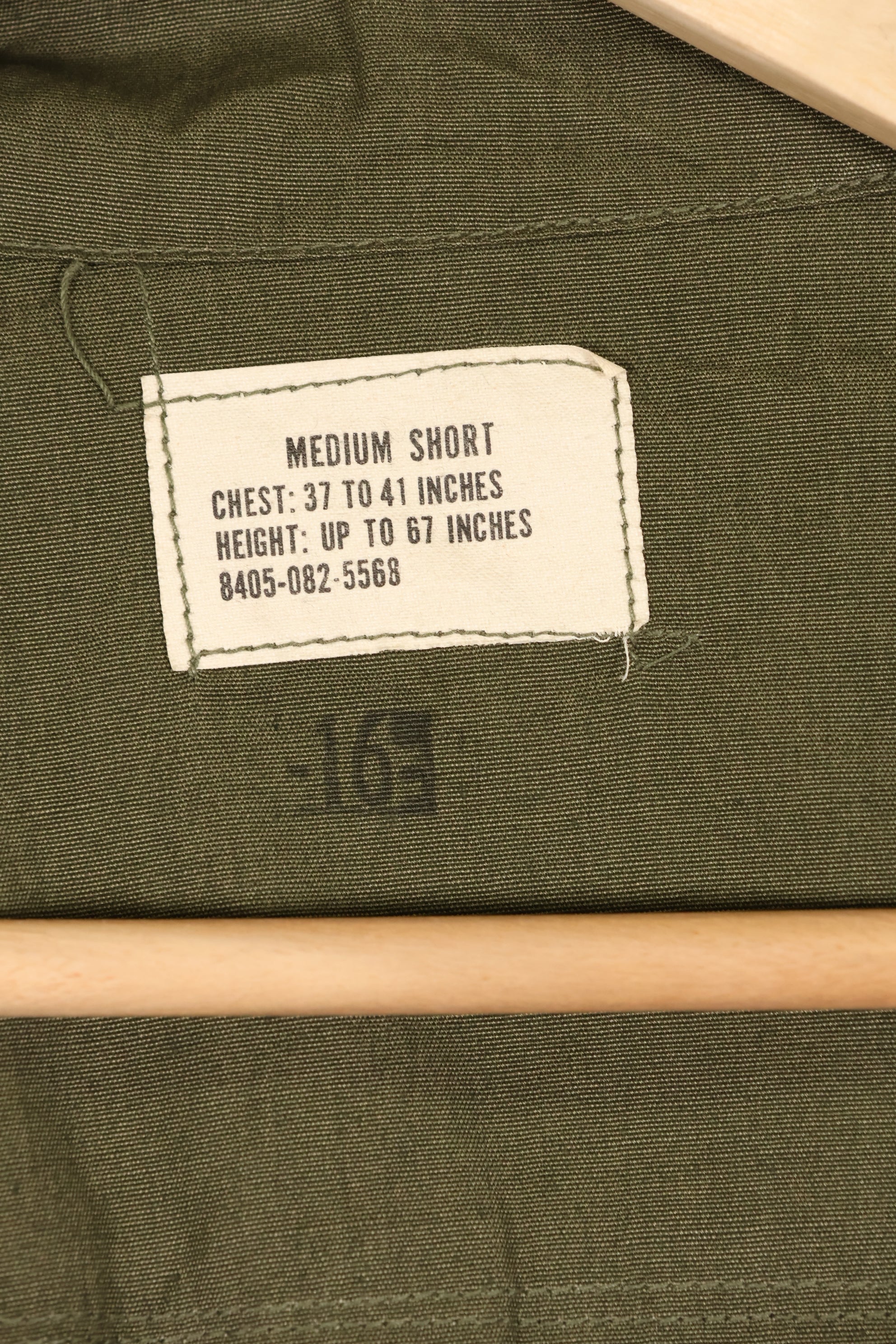 1969 Contract Deadstock M-S 3rd Model Jungle Fatigue Jacket Non Rip