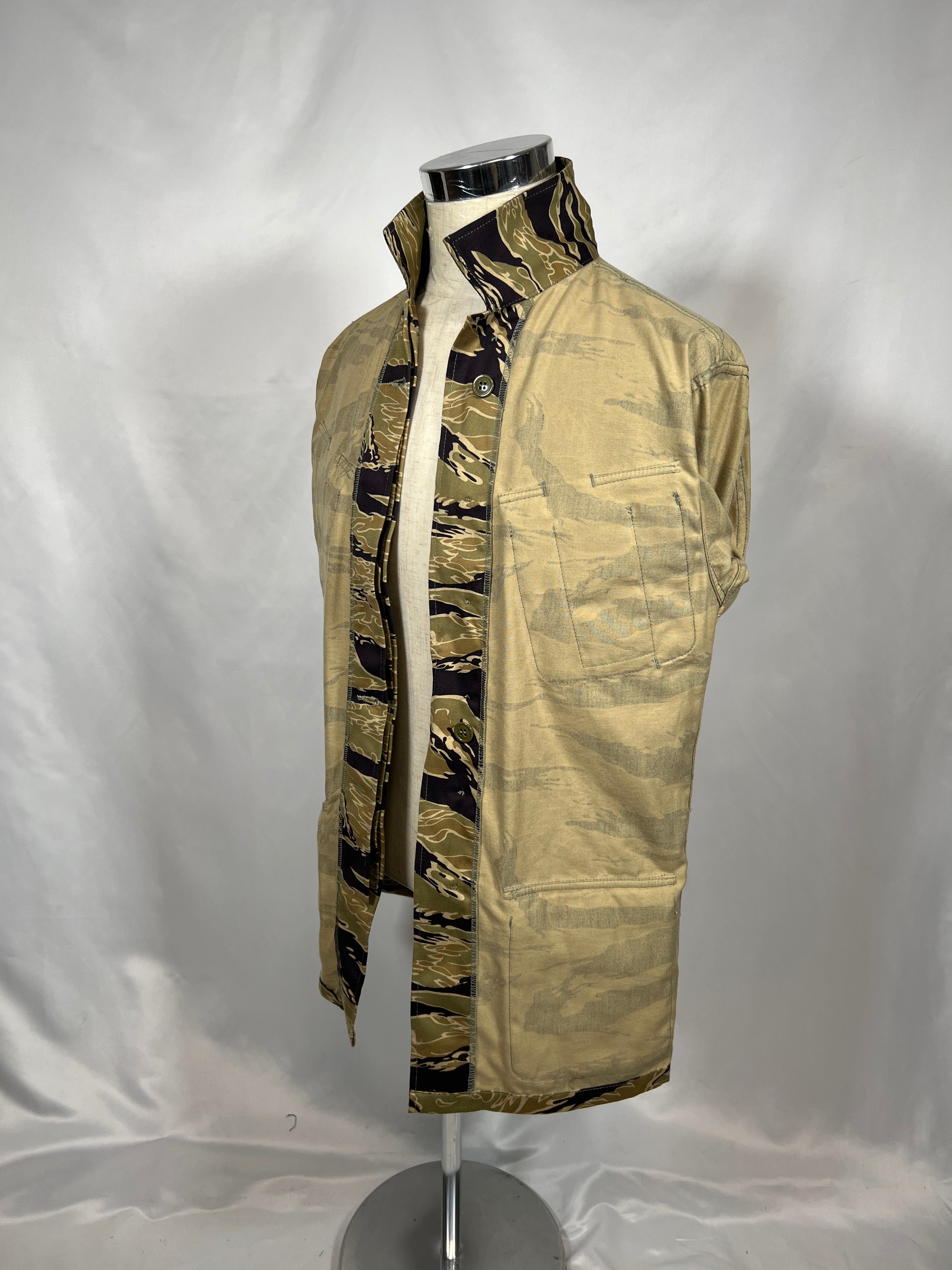 30% OFF [Delivery in early March 2024]  MILITARIA 1911 Gold Tiger Stripe 2nd Model Jungle Fatigue Jacket MADE IN JAPAN