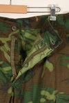 1969 Contract L-S Ripstop Fabric ERDL Camo Green Leaf Jungle Fatigue Pants (Used)