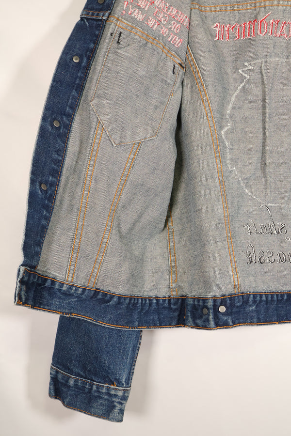 Late 1970s, U.S. Air Force The 12th Commandment Tour Jacket, Levis 70505 Big E, Used
