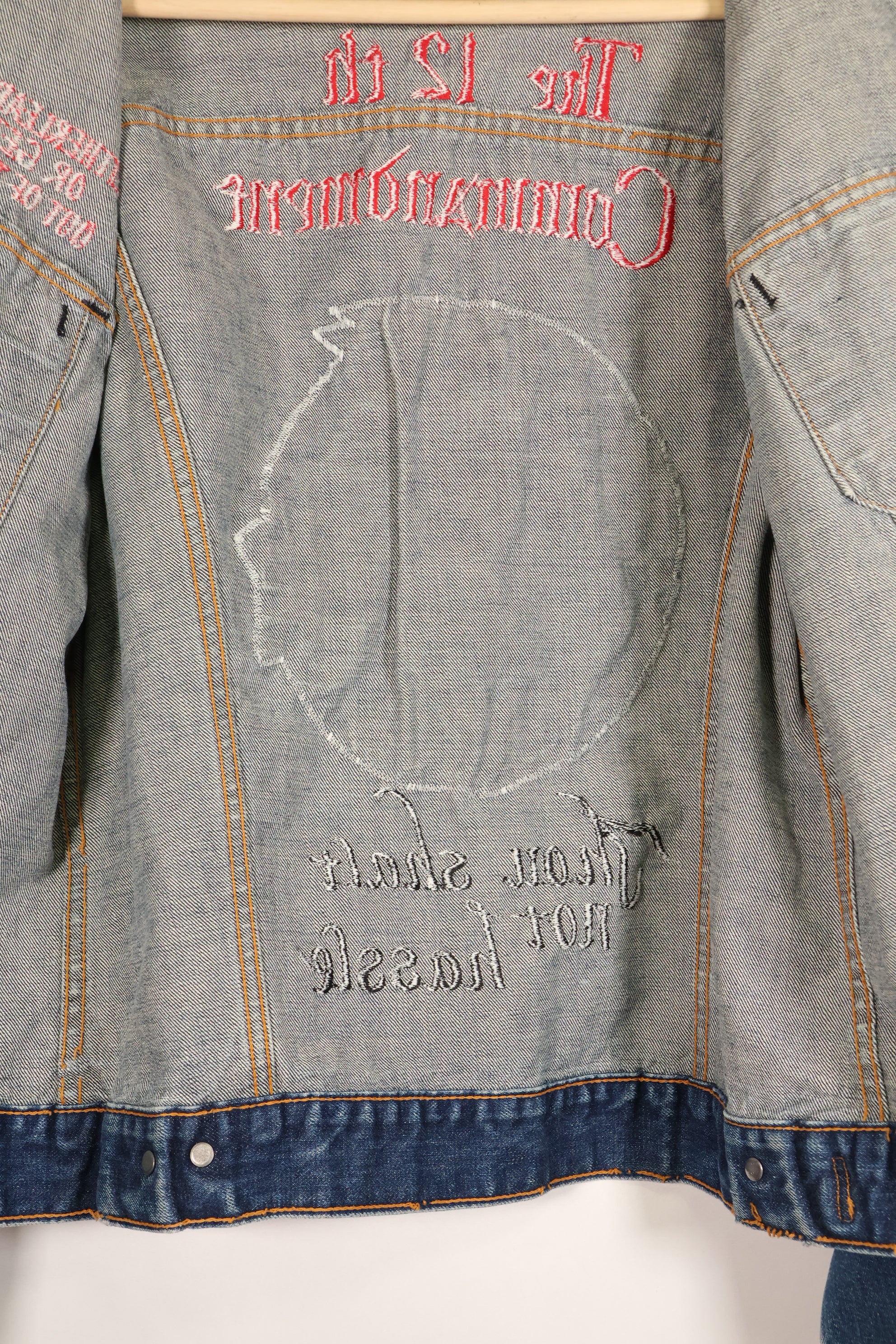 Late 1970s, U.S. Air Force The 12th Commandment Tour Jacket, Levis 70505 Big E, Used