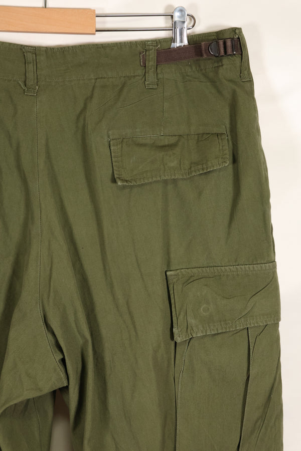 Circa 1967 L-R Non Rip 3rd Model Jungle Fatigue Pants, good condition, used.