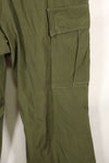 Circa 1967 L-R Non Rip 3rd Model Jungle Fatigue Pants, good condition, used.