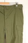 1967 Contract, Deadstock, L-R, 3rd Model Jungle Fatigue Pants, Good Condition, NOS