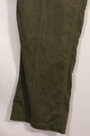 Early 1960s OG-107 utility pants, baker pants, zipper fly, used.