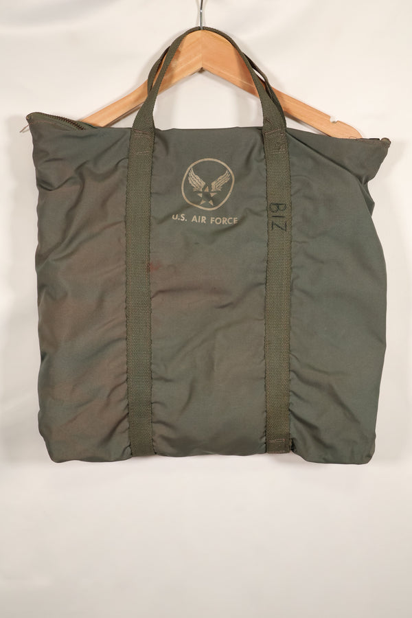 20世纪50年代美国空军早期型号头盔包，拉链完好，品相极佳，二手