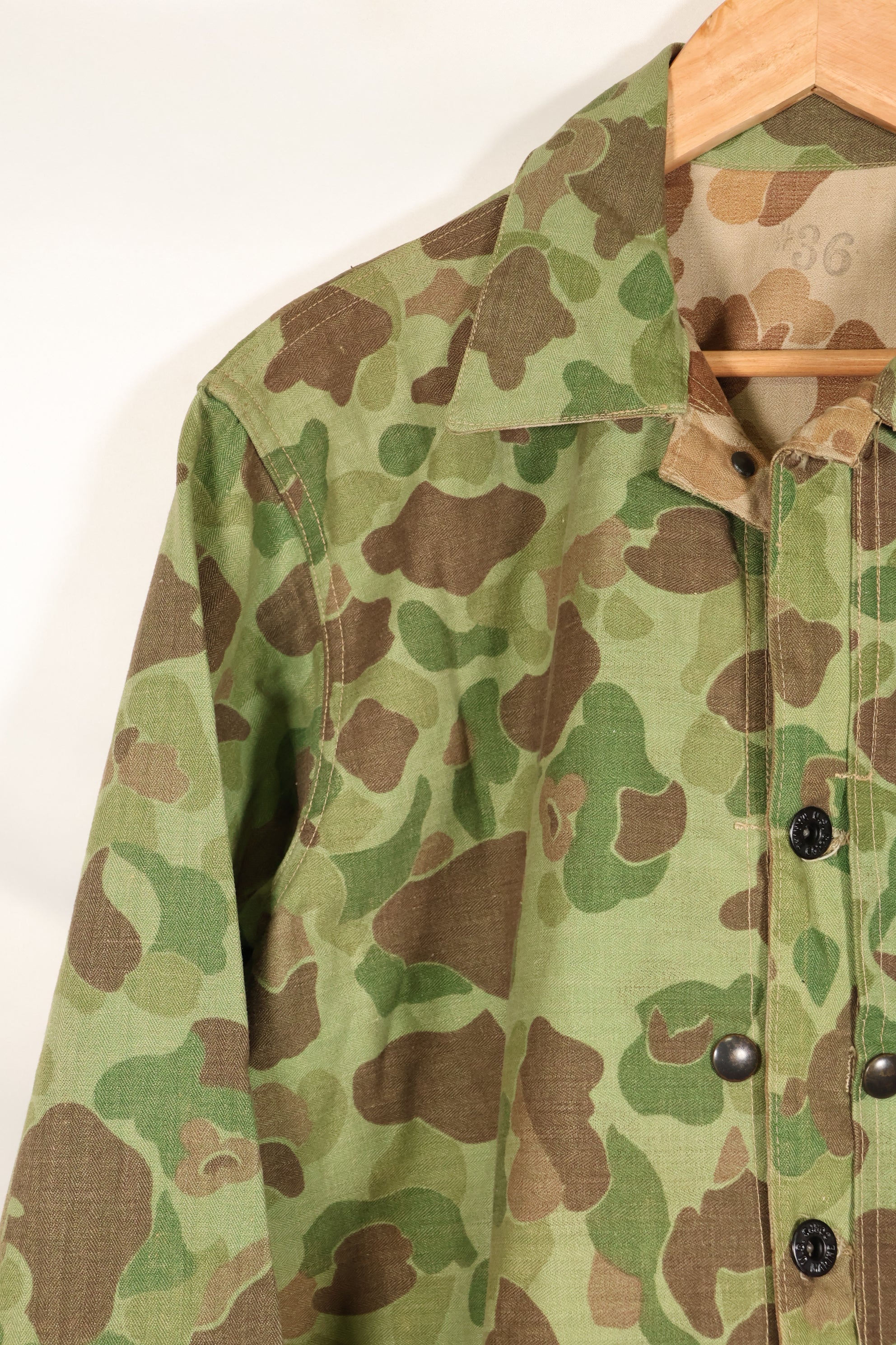 1940年代美国海军陆战队P-44蛙皮夹克，品相极佳，二手