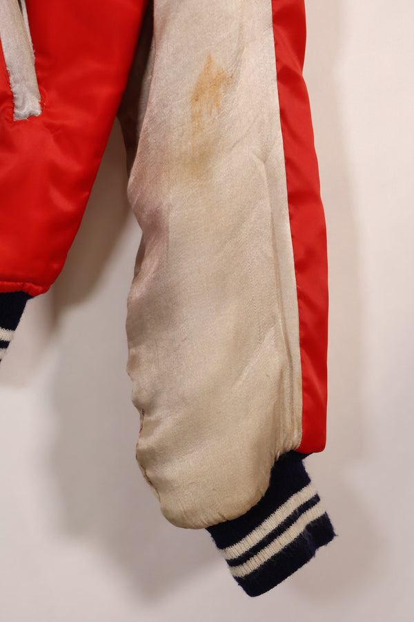 1970's Japan Jacket Used Japan Jacket, red and white, reproduction from that time, with repairs