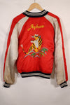1970's Japan Jacket Used Japan Jacket, red and white, reproduction from that time, with repairs