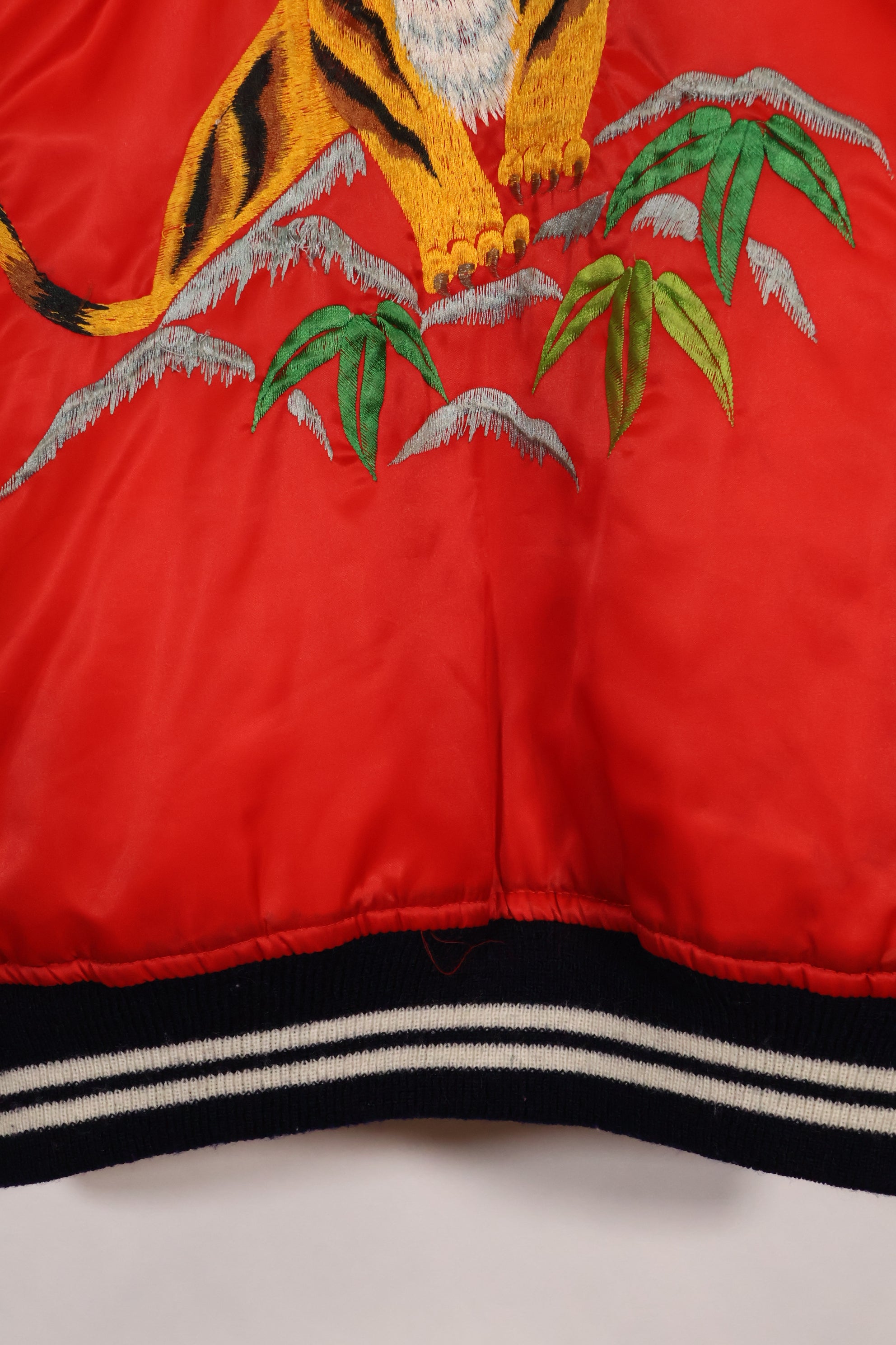 1970's Japan Jacket Used Japan Jacket, red and white, reproduction from that time, with repairs