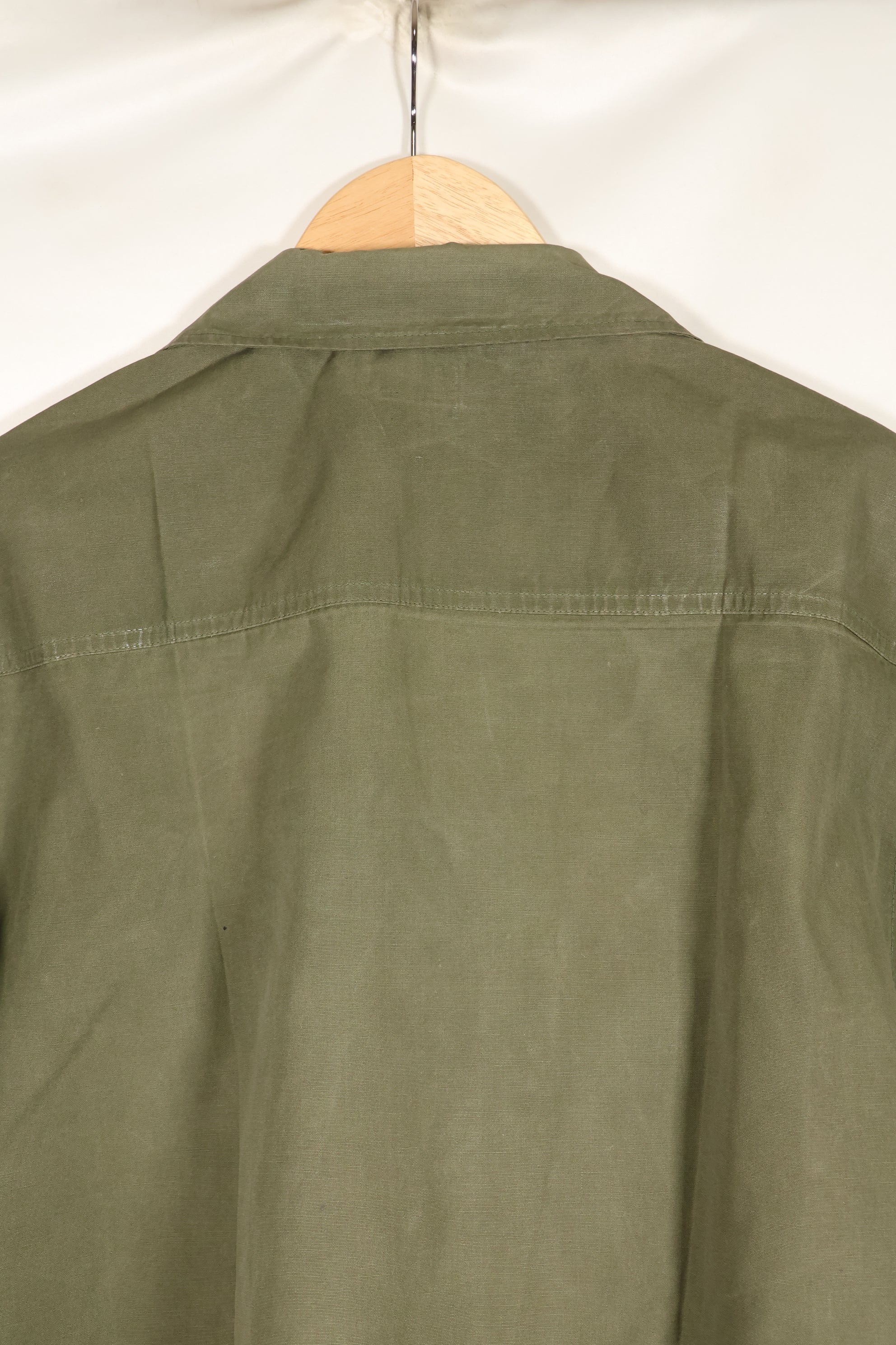 Circa 1967 L-S USAF Air Police 3rd Model Jungle Fatigue Jacket Short Sleeve Custom Used