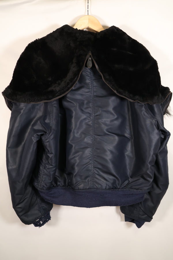 1950年代前半　X-LARGE　アメリカ空軍　N2-A　寒冷地用　フライトジャケット　リブ穴あり　中古品