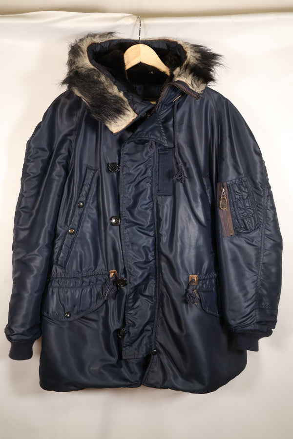 1950年代前半　LARGE　アメリカ空軍　N3-A　エアクルー　ジャケット　エアフォースブルー　中古品