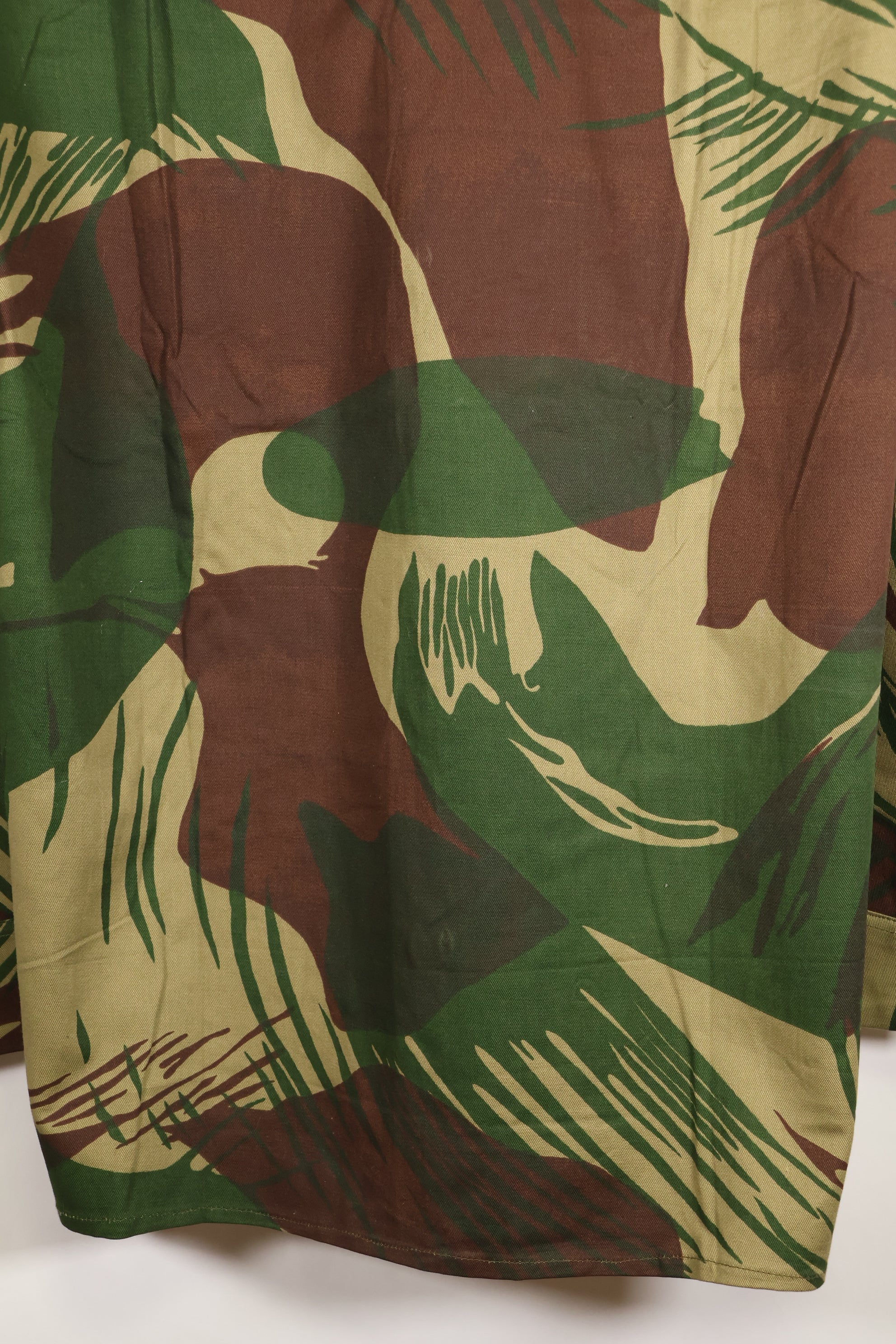 1970s Rhodesian Army Rhodesian camouflage shirt pants set, used.