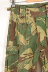 1970s Rhodesian Army Rhodesian camouflage shirt pants set, used.