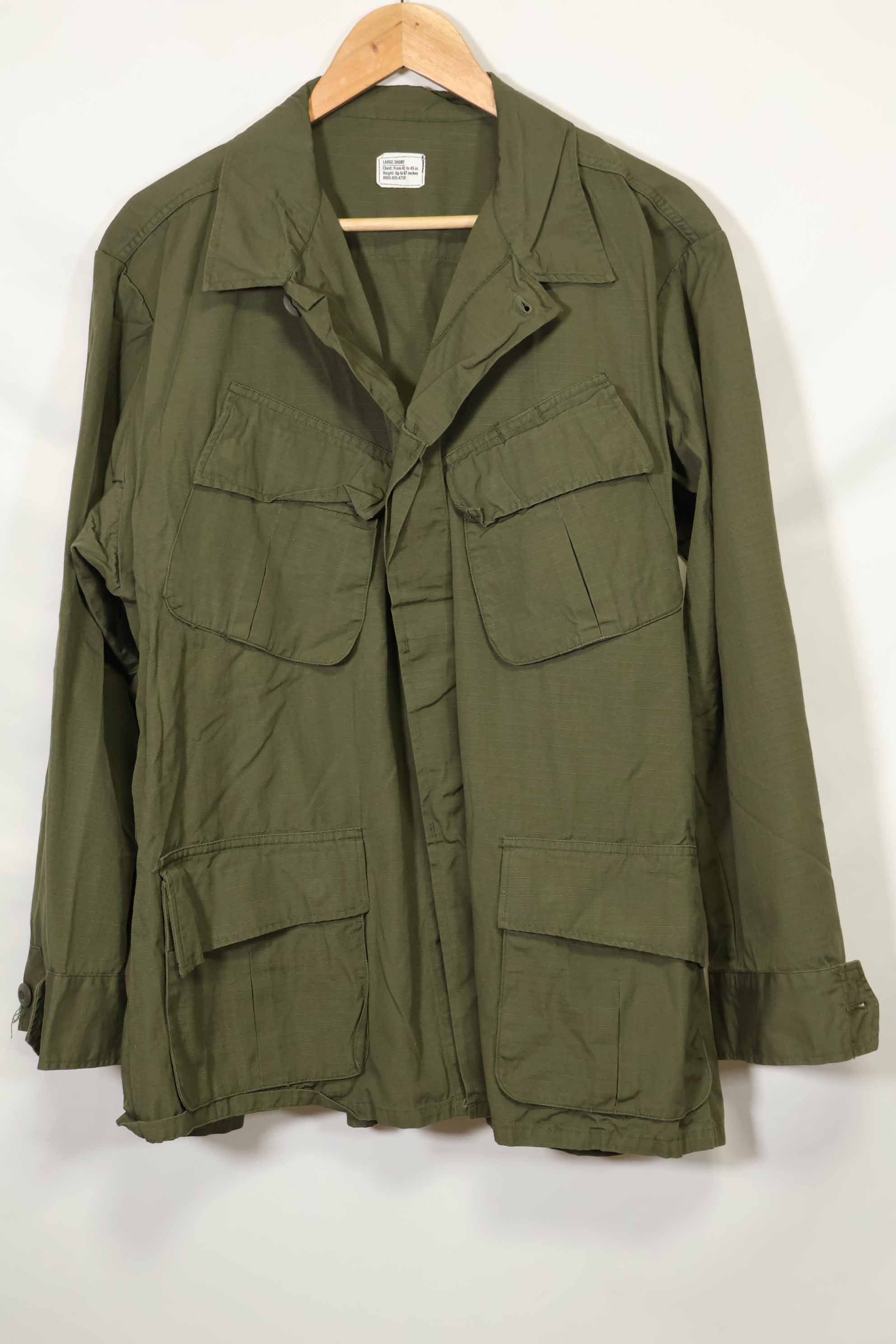 Actual 1969 Deadstock 4th Model Jungle Fatigue Jacket L-S D