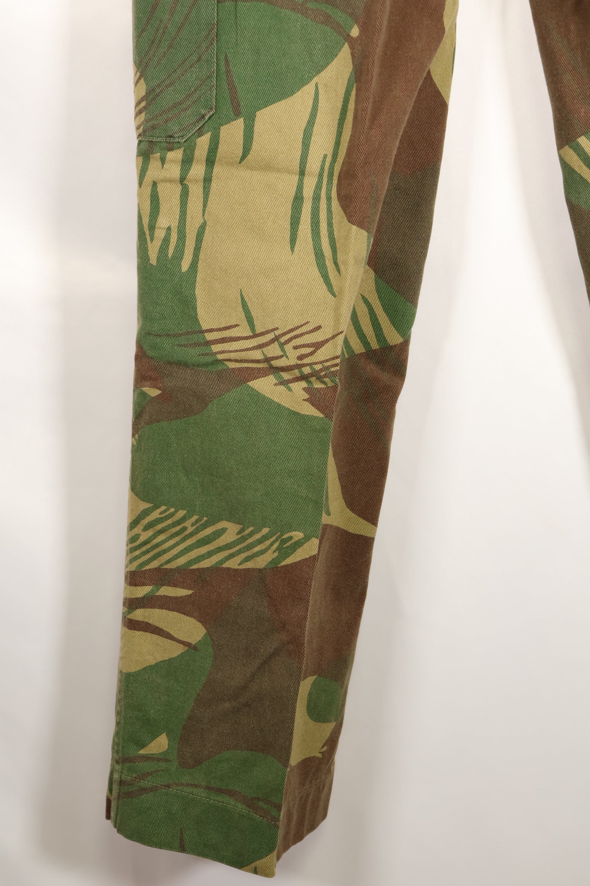 1970s Rhodesian Army Rhodesian camouflage shirt pants set, used.