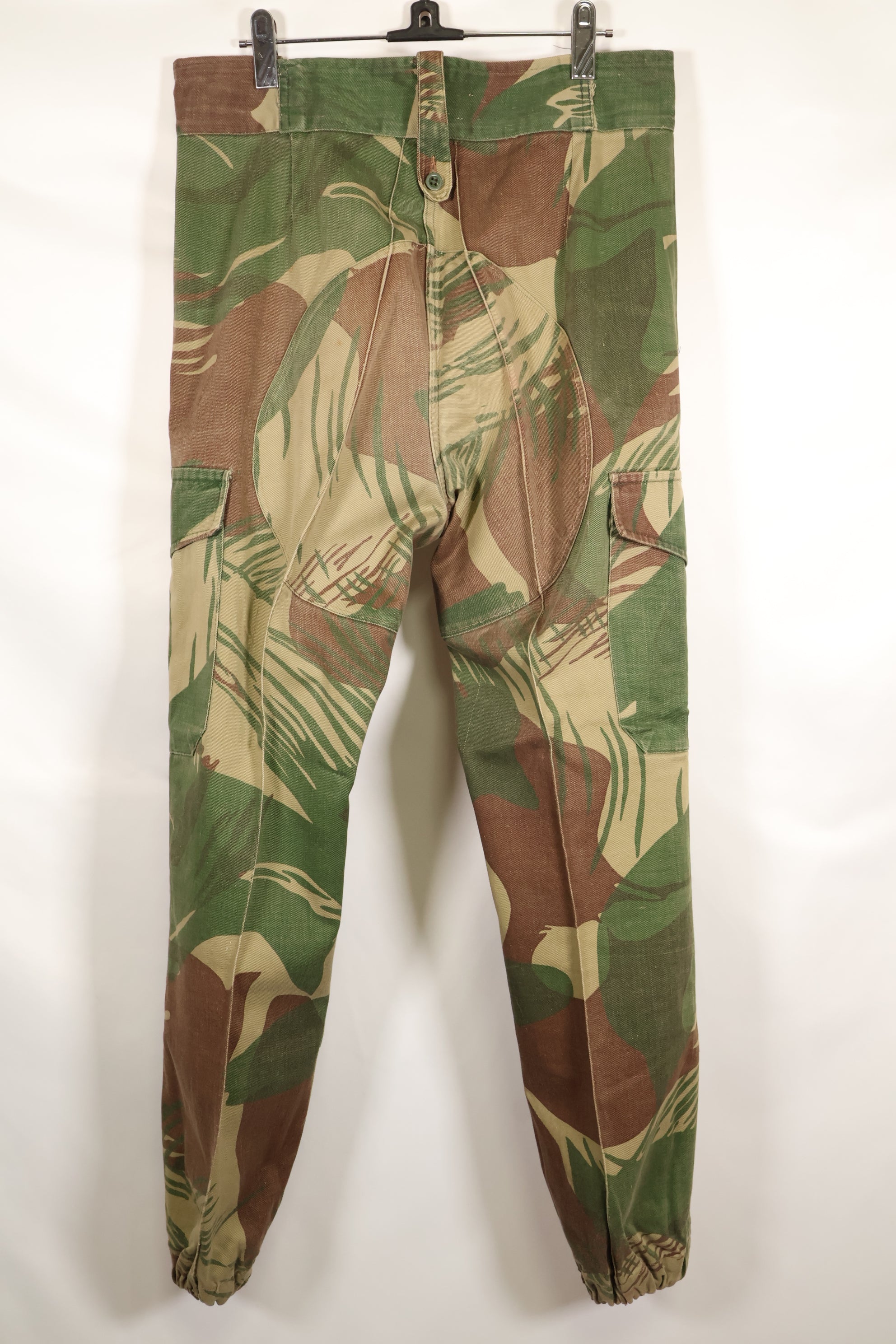 1970s Rhodesian Army Rhodesian camouflage shirt pants set, used.