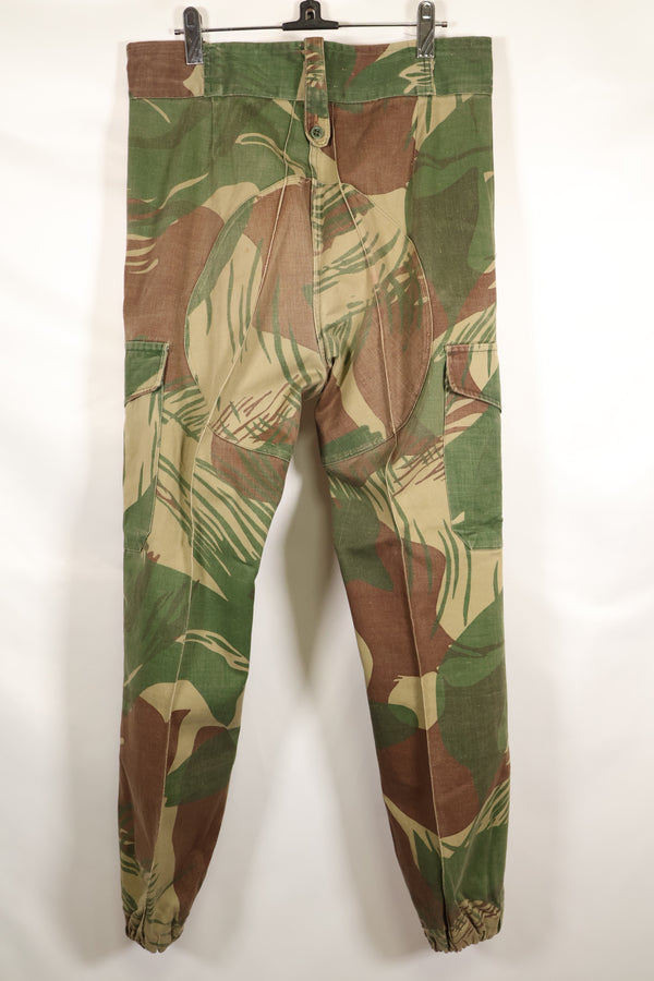 1970s Rhodesian Army Rhodesian camouflage shirt pants set, used.