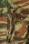 1950s French Army Airborne TAP 47/56 Pattern Lizard Camouflage Jacket, used.
