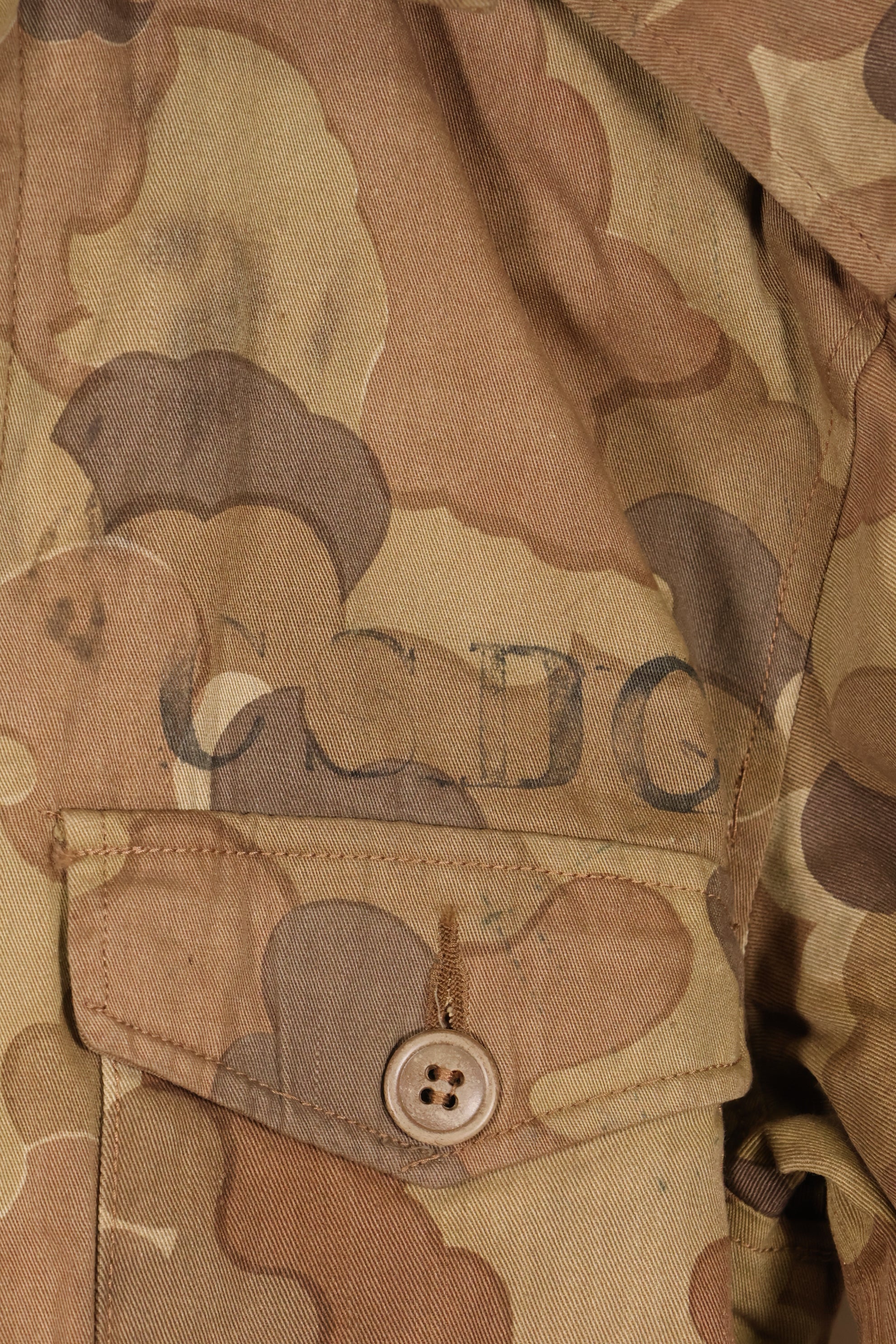 20 世纪 60 年代 ARVN 野战宪兵米切尔迷彩野战夹克，二手，A 级