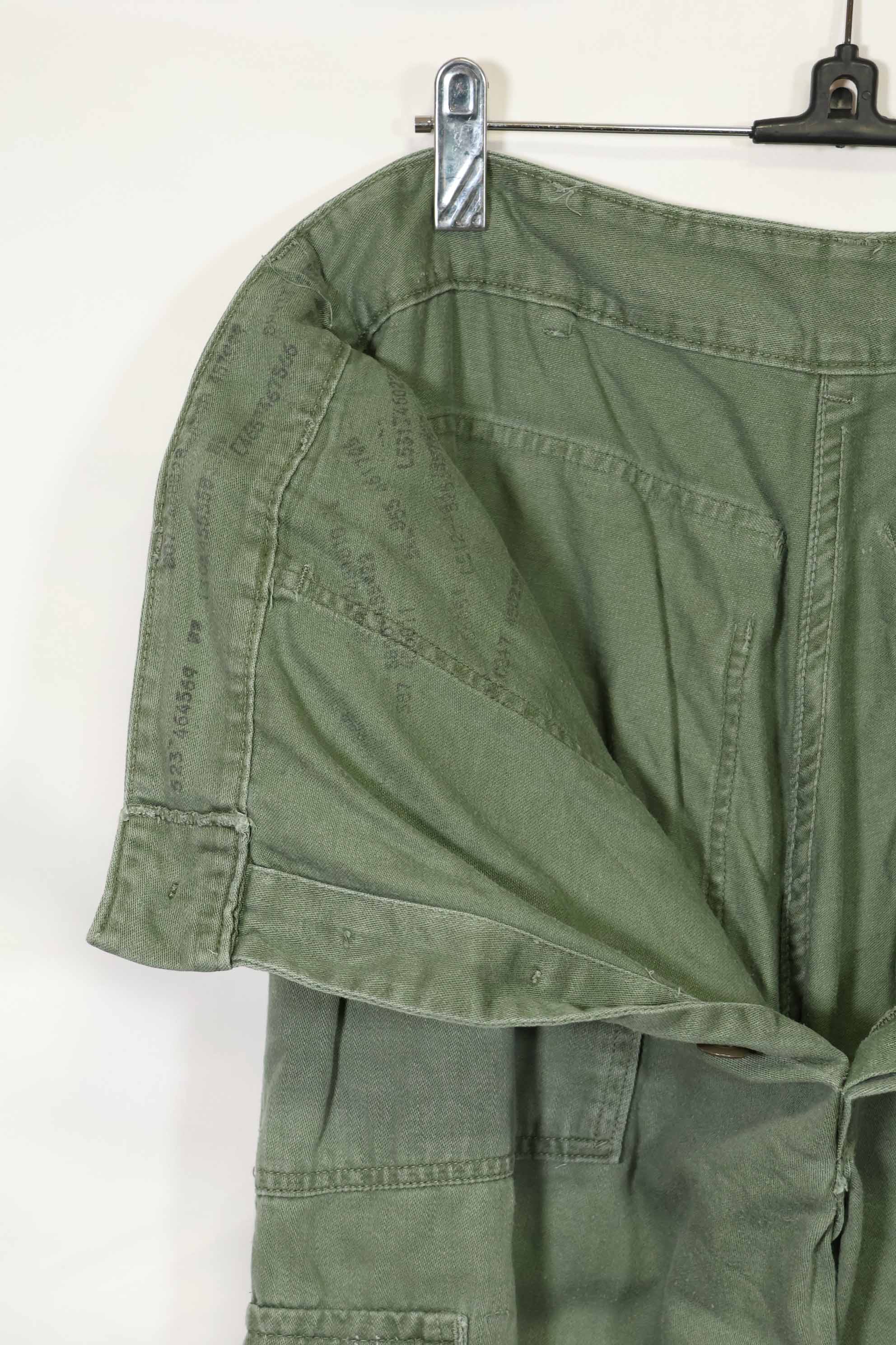 Early 1960s OG-107 Utility Uniform Baker Pants Modified 82nd Airborne Division C