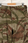 1950s-60s French Army TAP 47/53 pattern lizard camouflage pants, used.
